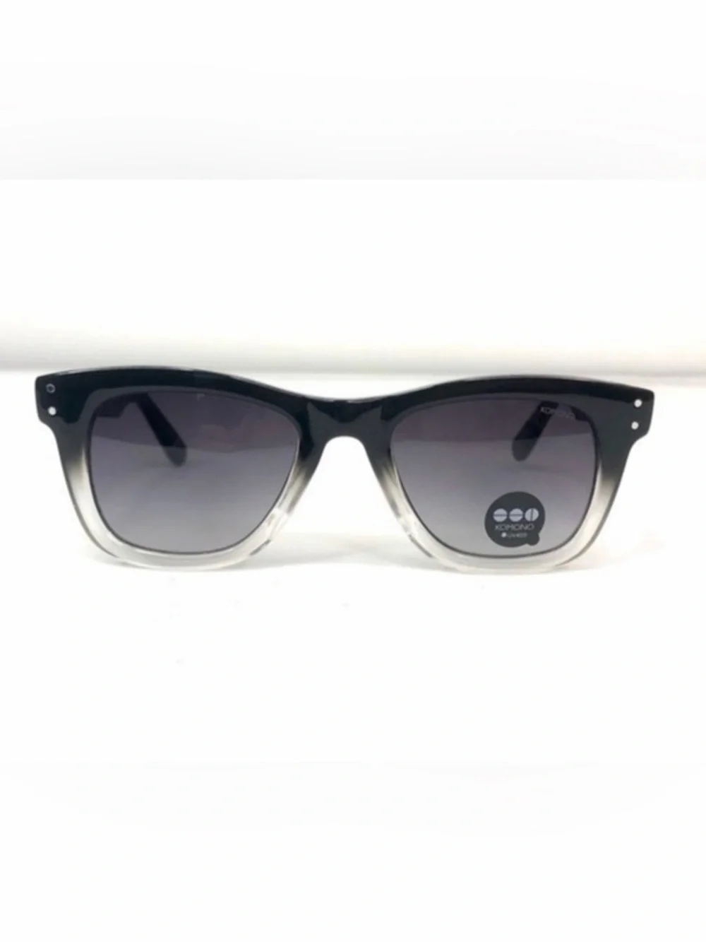 KOMONO Allen Paisley Sunglasses NEW black gray ombré